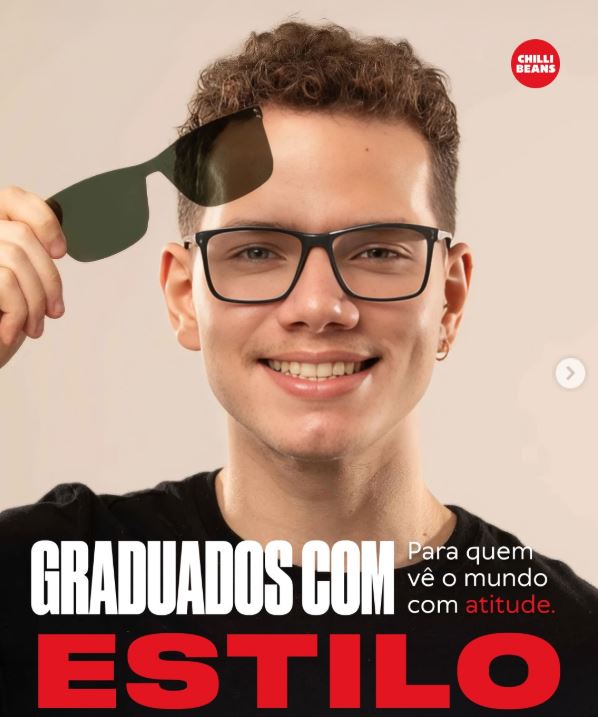 Óculos graduado + lentes