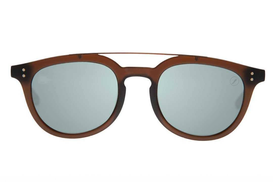 OCULOS UNISSEX REDONDO MARROM OCCL4073