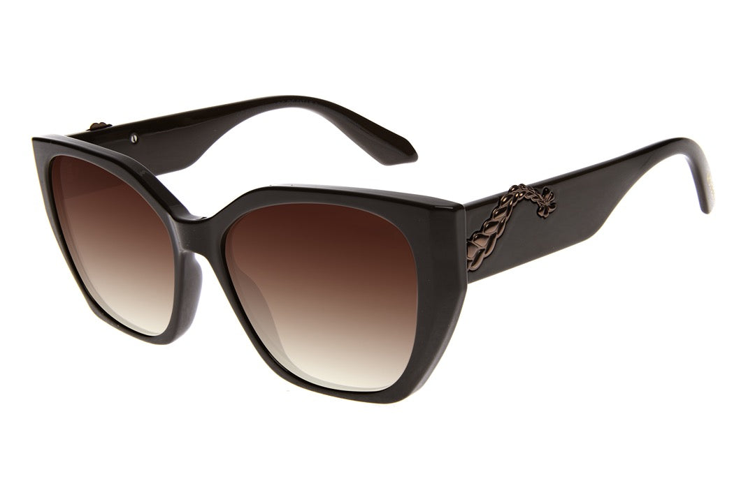 OCULOS FEMININO HALLOWEEN MARROM QUADRADO OCCL4229