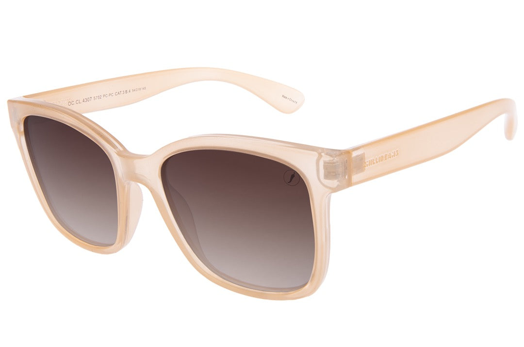 OCULOS UNISSEX QUADRADO DEGRADE MARROM OCCL4307