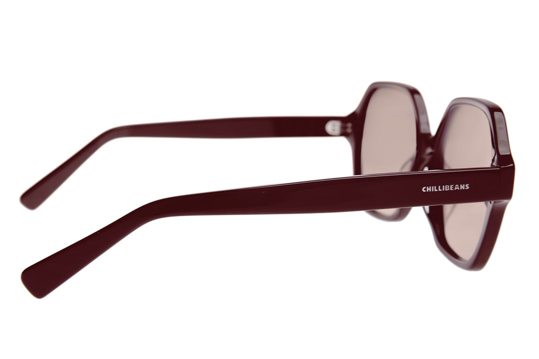 OCULOS UNISSEX CHILLIBEANS QUADRADO VINHO OCCL4366