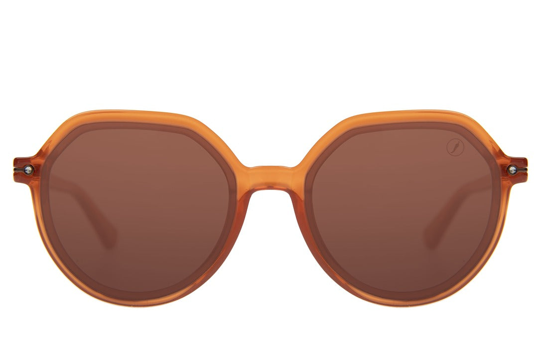 OCULOS FEMININO CRISTAIS CARAMELO REDONDO OCCL4556