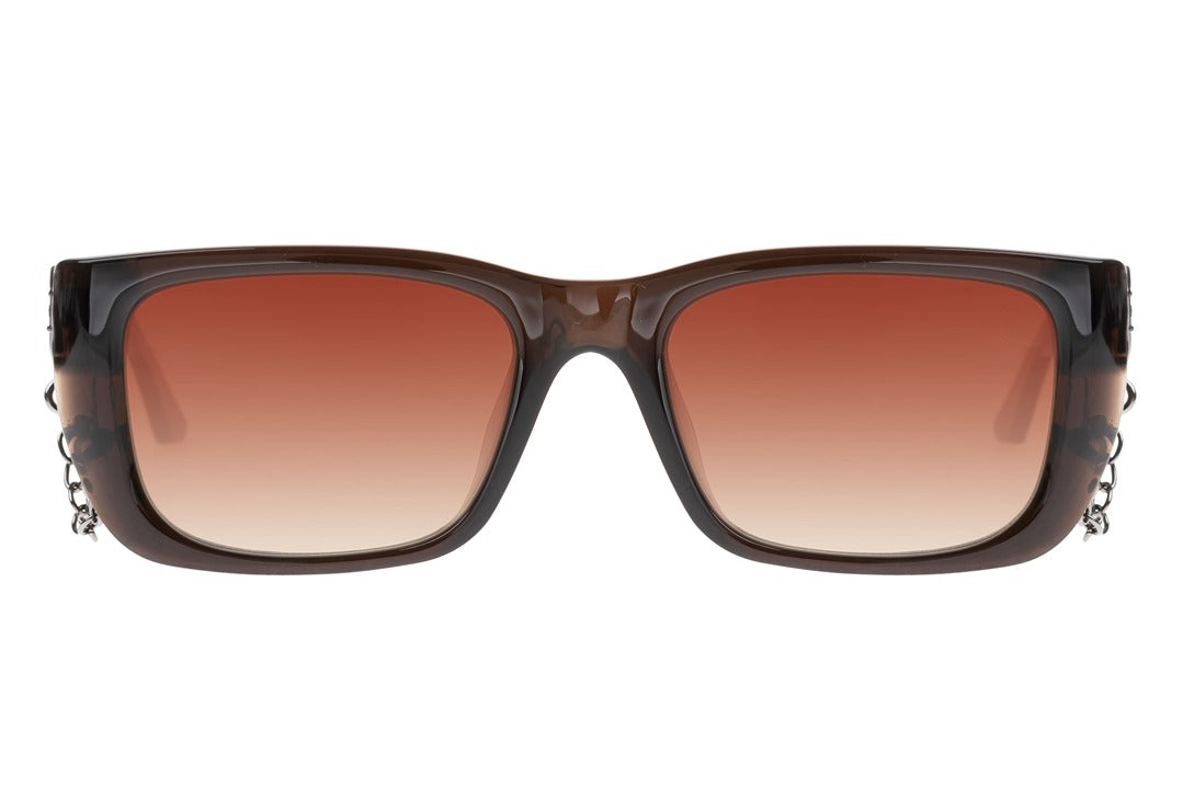 OCULOS UNISSEX ROCK IN RIO 2024 QUADRADO MARROM OCCL4722