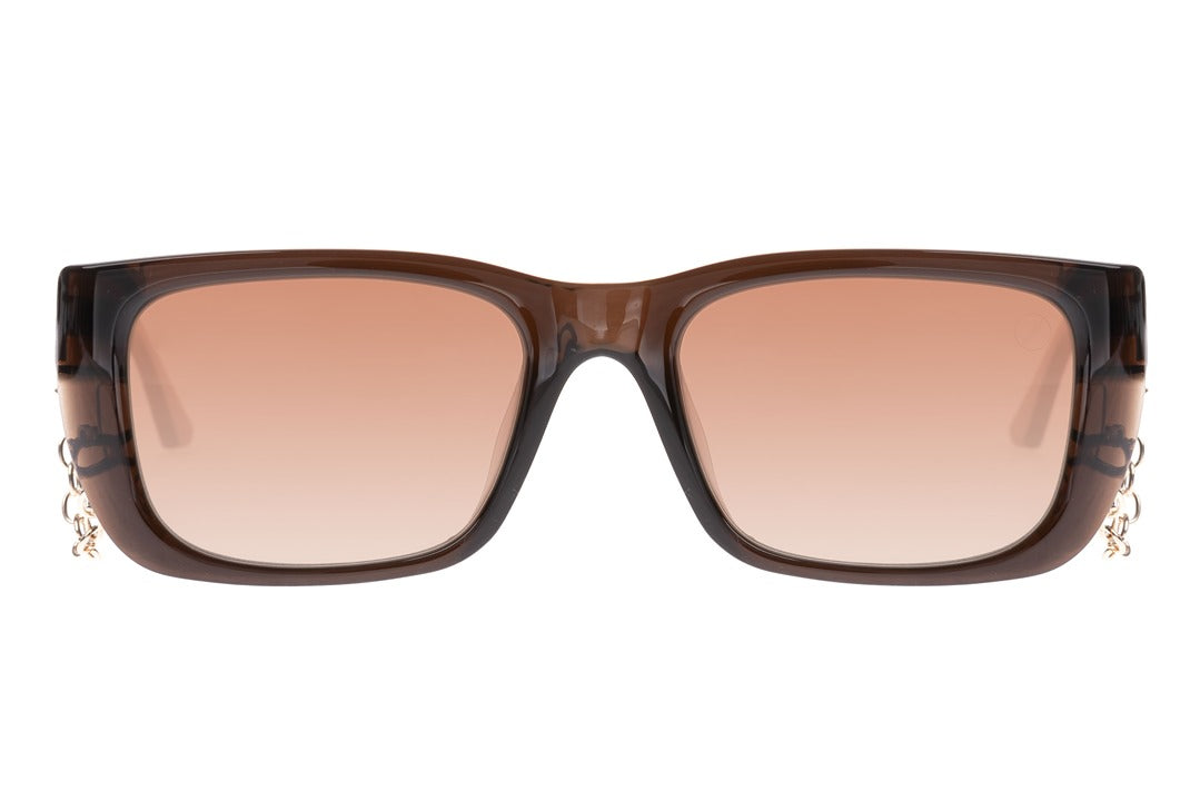 OCULOS UNISSEX ROCK IN RIO 2024 QUADRADO MARROM OCCL4722