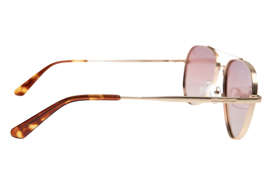 OCULOS UNISSEX CHILLI BEANS DOURADO AVIADOR OCMT3747