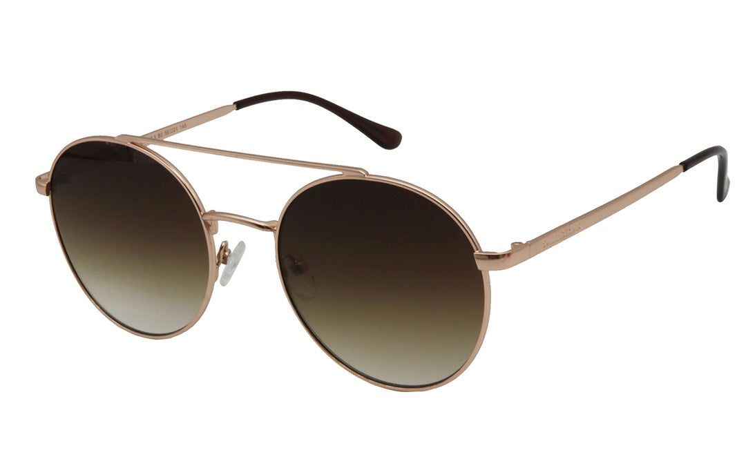 OCULOS UNISSEX CHILLI BEANS DOURADO REDONDO OCMT3875