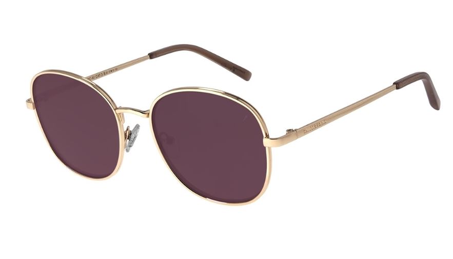 ÓCULOS DE SOL FEMININO - BANHADO A OURO 18K - OC.MT.3257