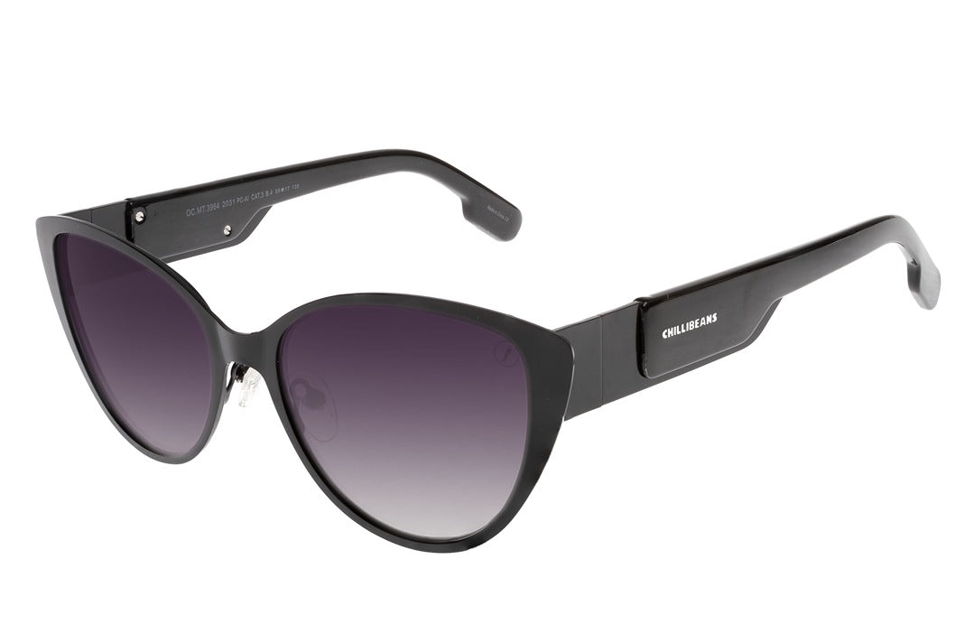 OCULOS UNISSEX GEEK GATINHO PRETO OCMT3964