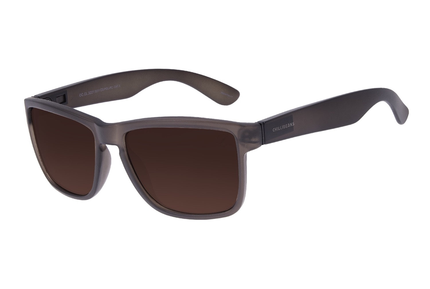 OCULOS CHILLI BEANS MASCULINO PRETO POLICARBONATO OCCL3221