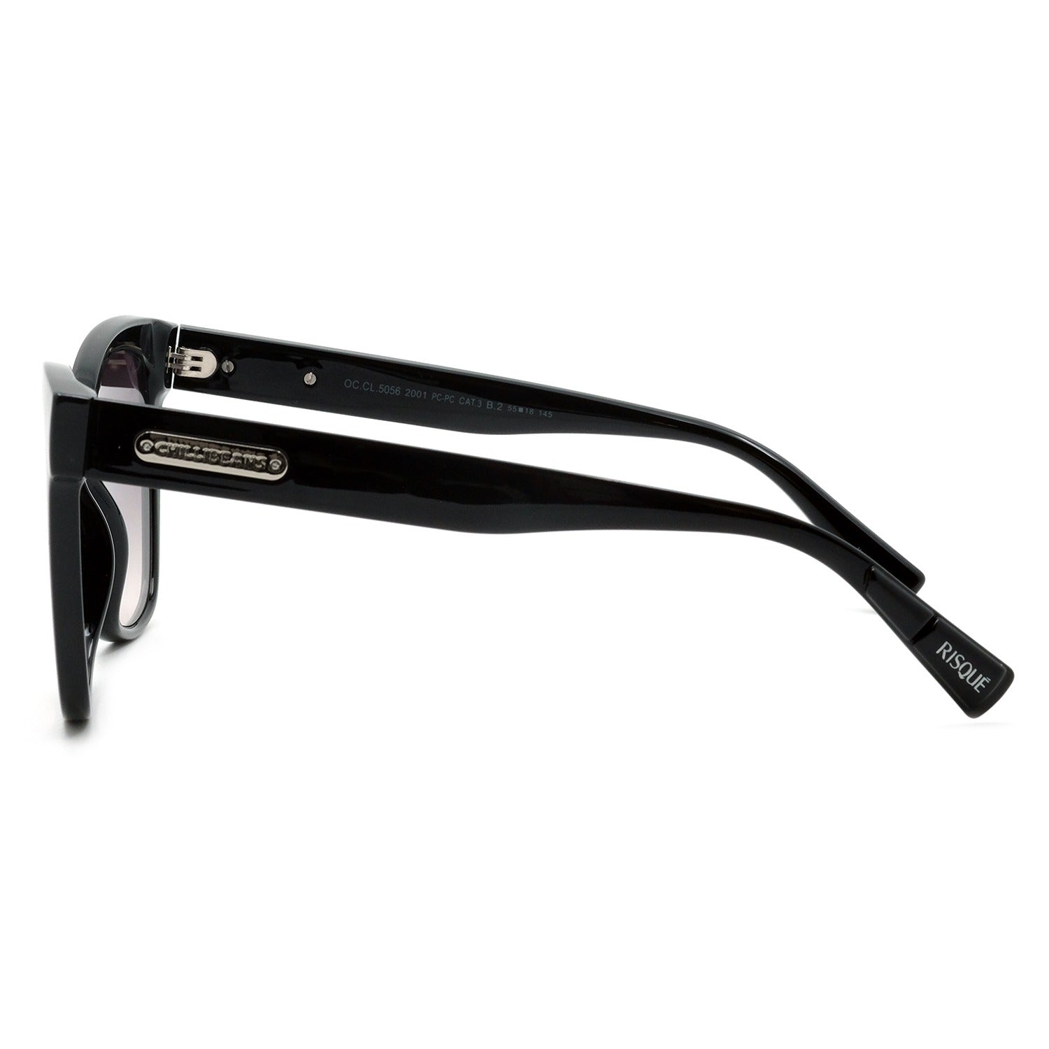 OCULOS RISQUE FEMININO PRETO POLICARBONATO OCCL5056