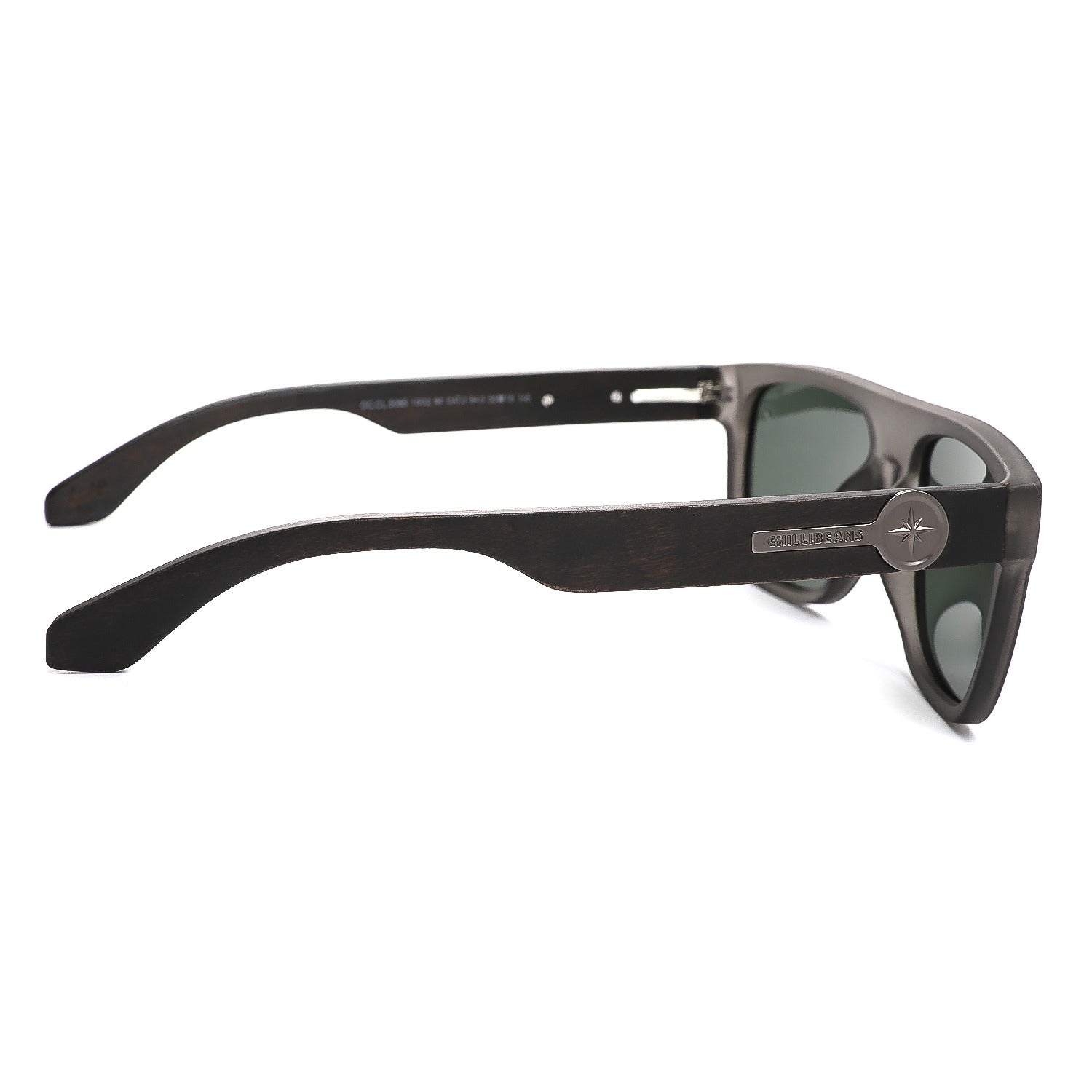OCULOS BAMBU E MADEIRA MASCULINO PRETO POLICARBONATO OCCL5085