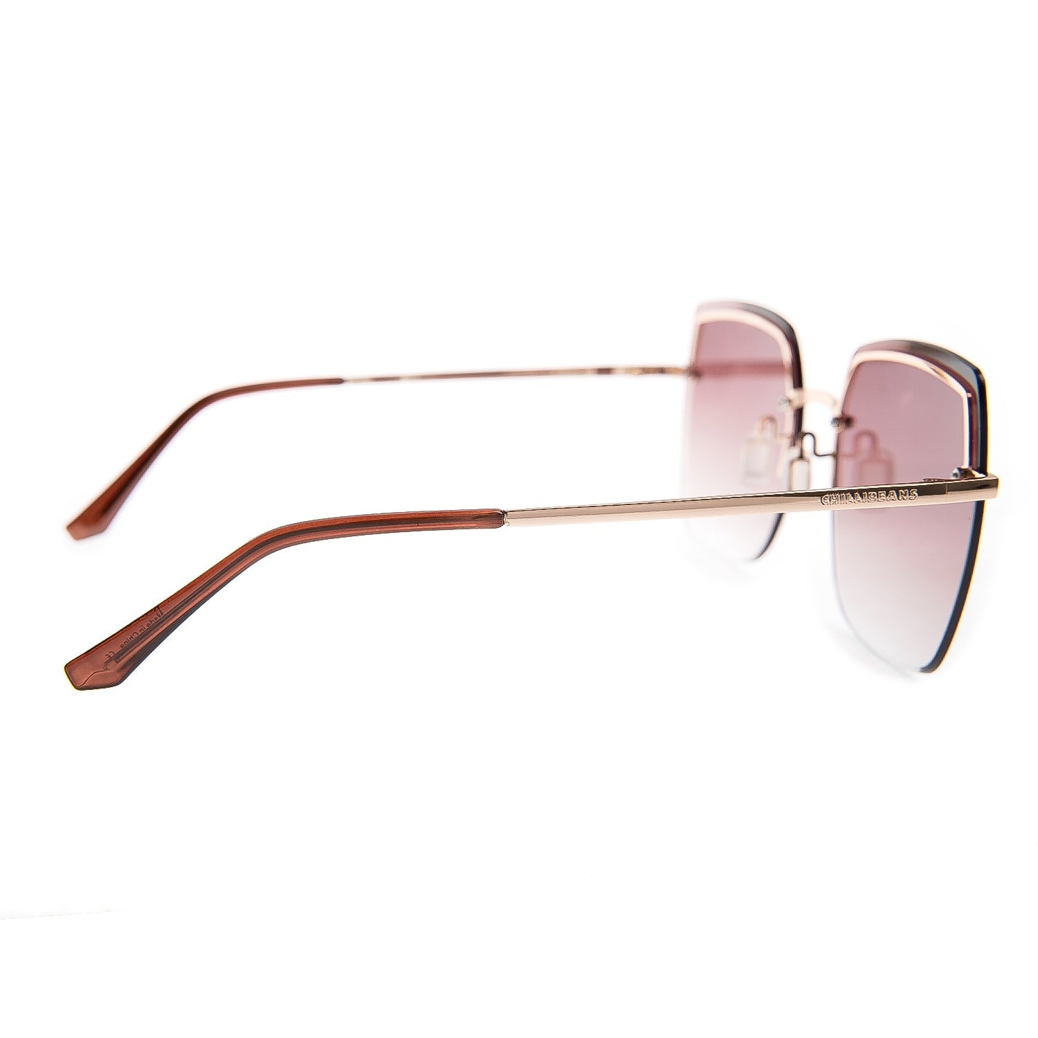 OCULOS CHILLI BEANS FEMININO DEGRADÊ VERDE ACO INOXIDAVEL OCMT3711