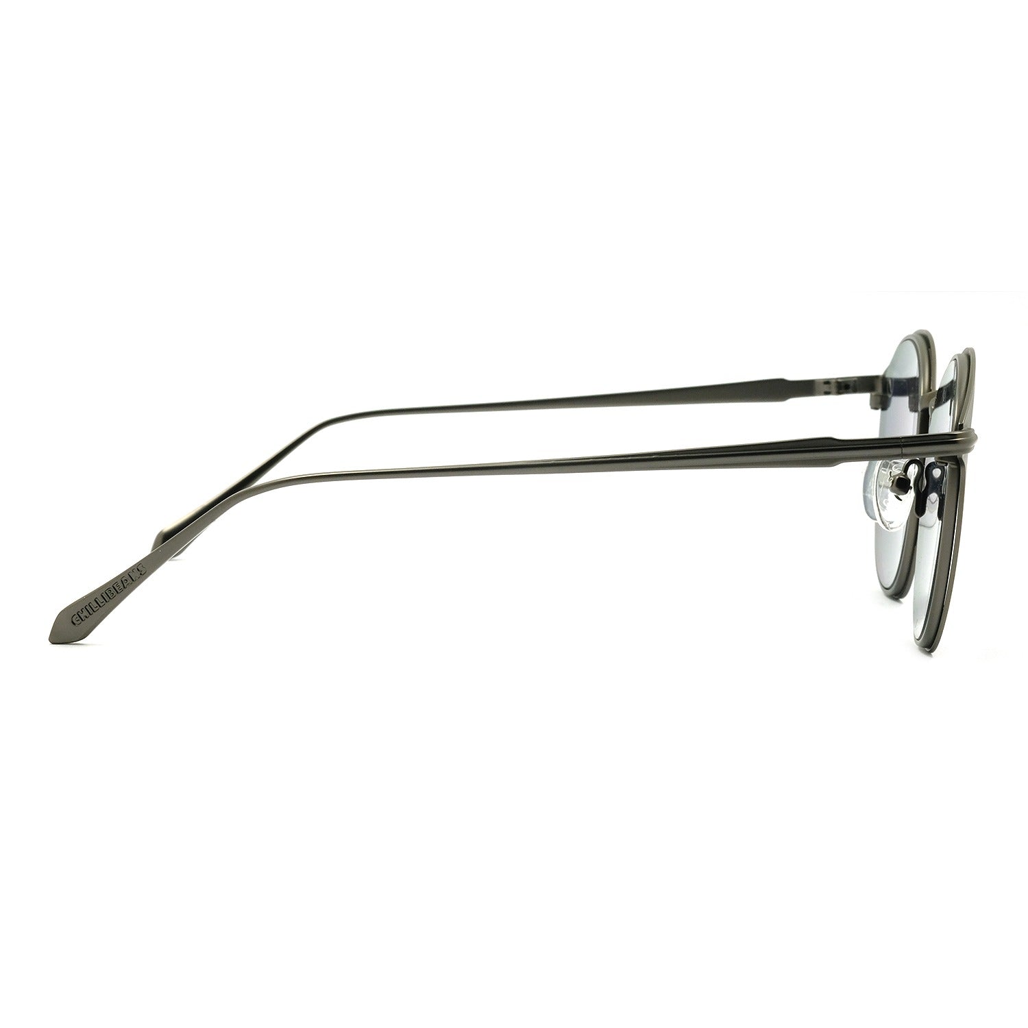OCULOS CHILLI BEANS MASCULINO MARROM ACO INOXIDAVEL OCMT3937