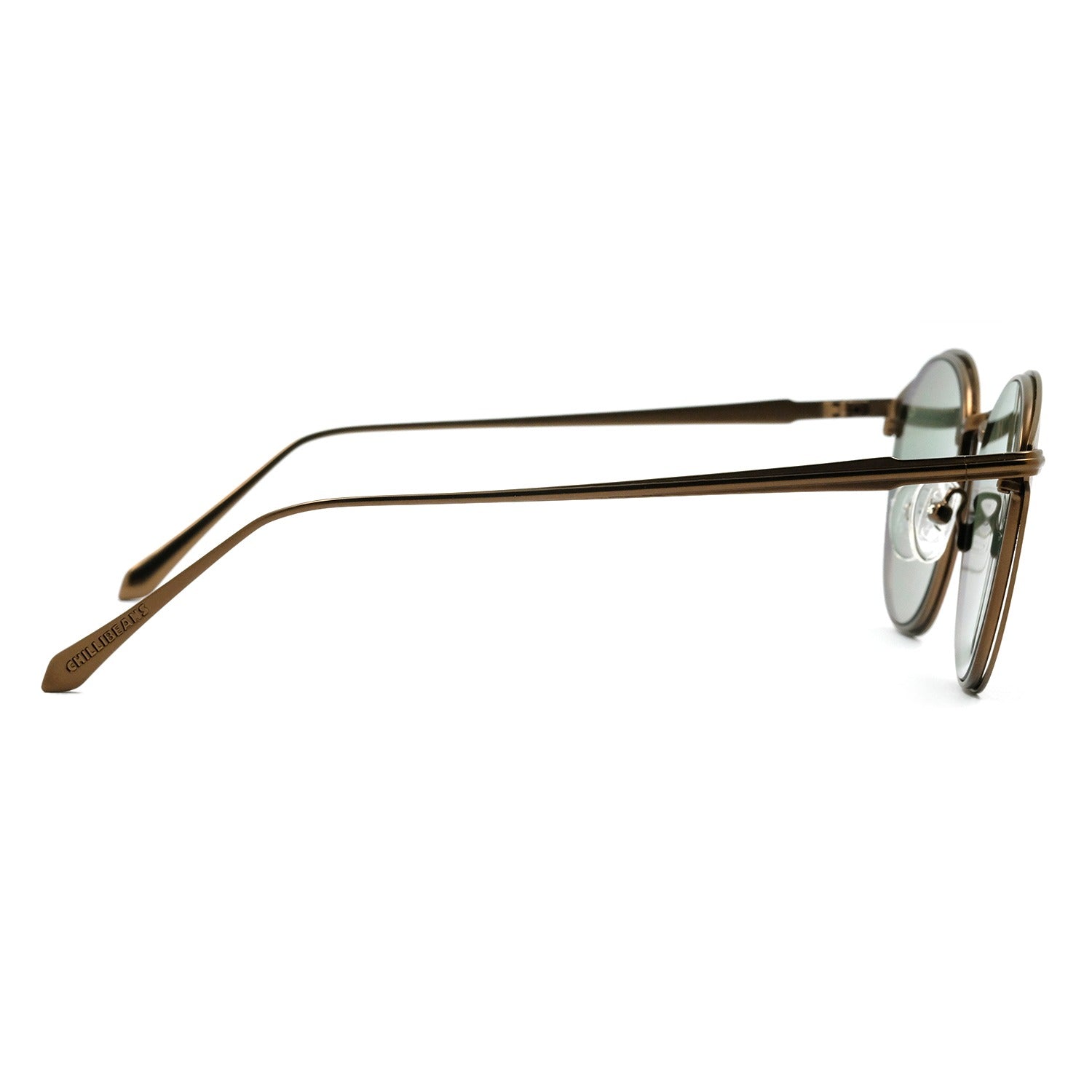 OCULOS CHILLI BEANS MASCULINO MARROM ACO INOXIDAVEL OCMT3937