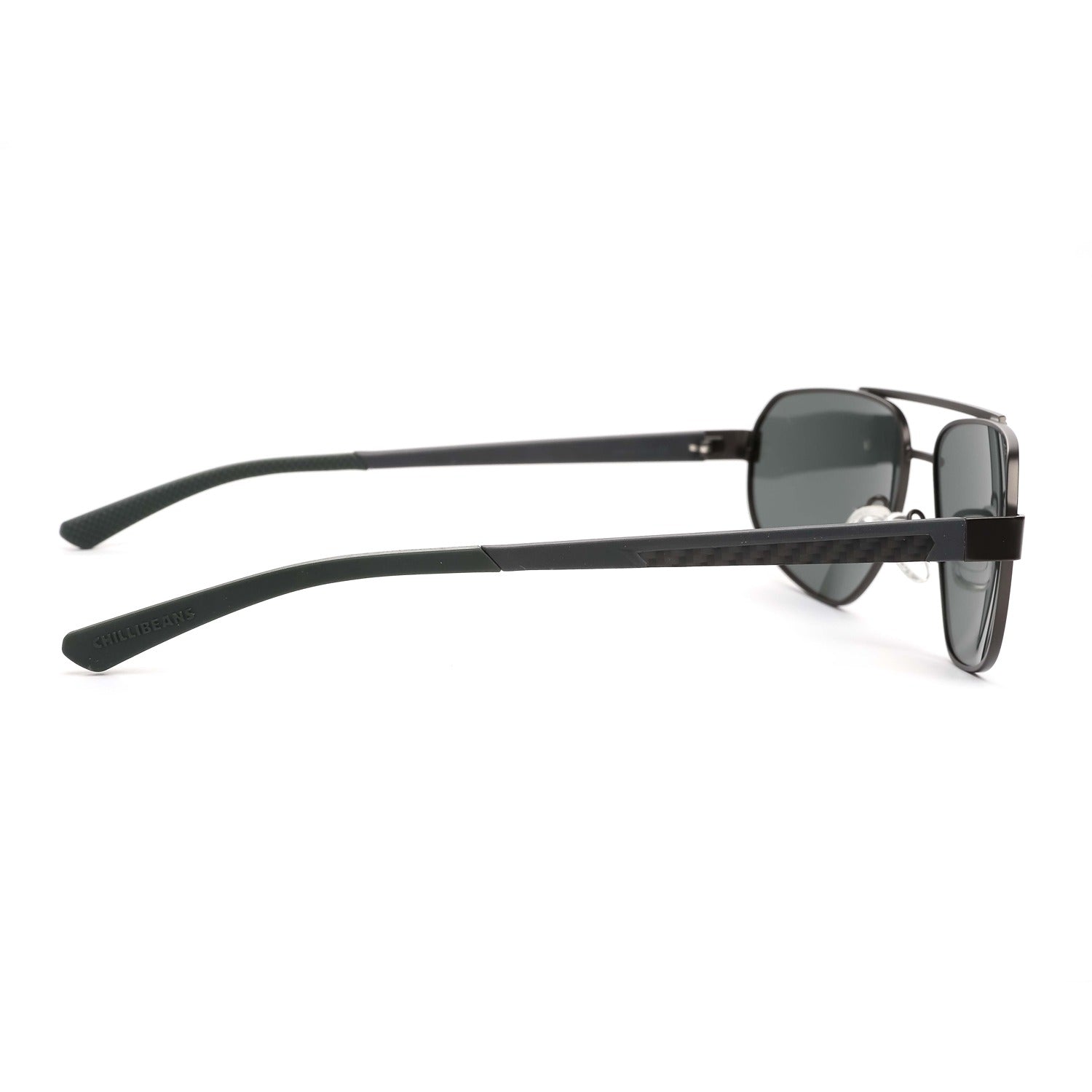 OCULOS CHILLI BEANS MASCULINO VERDE ACO INOXIDAVEL OCMT3944