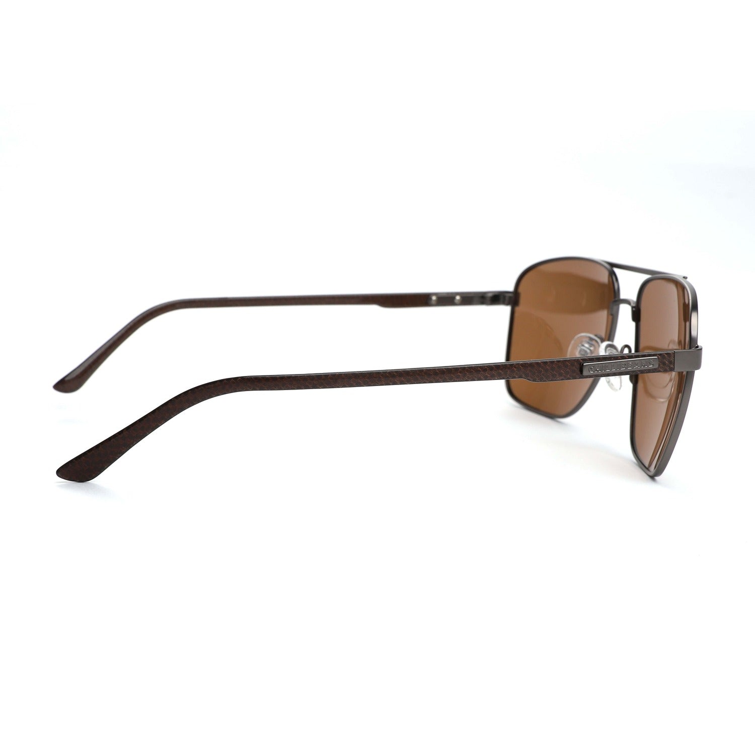 OCULOS CHILLI BEANS MASCULINO MARROM ACO INOXIDAVEL OCMT4103
