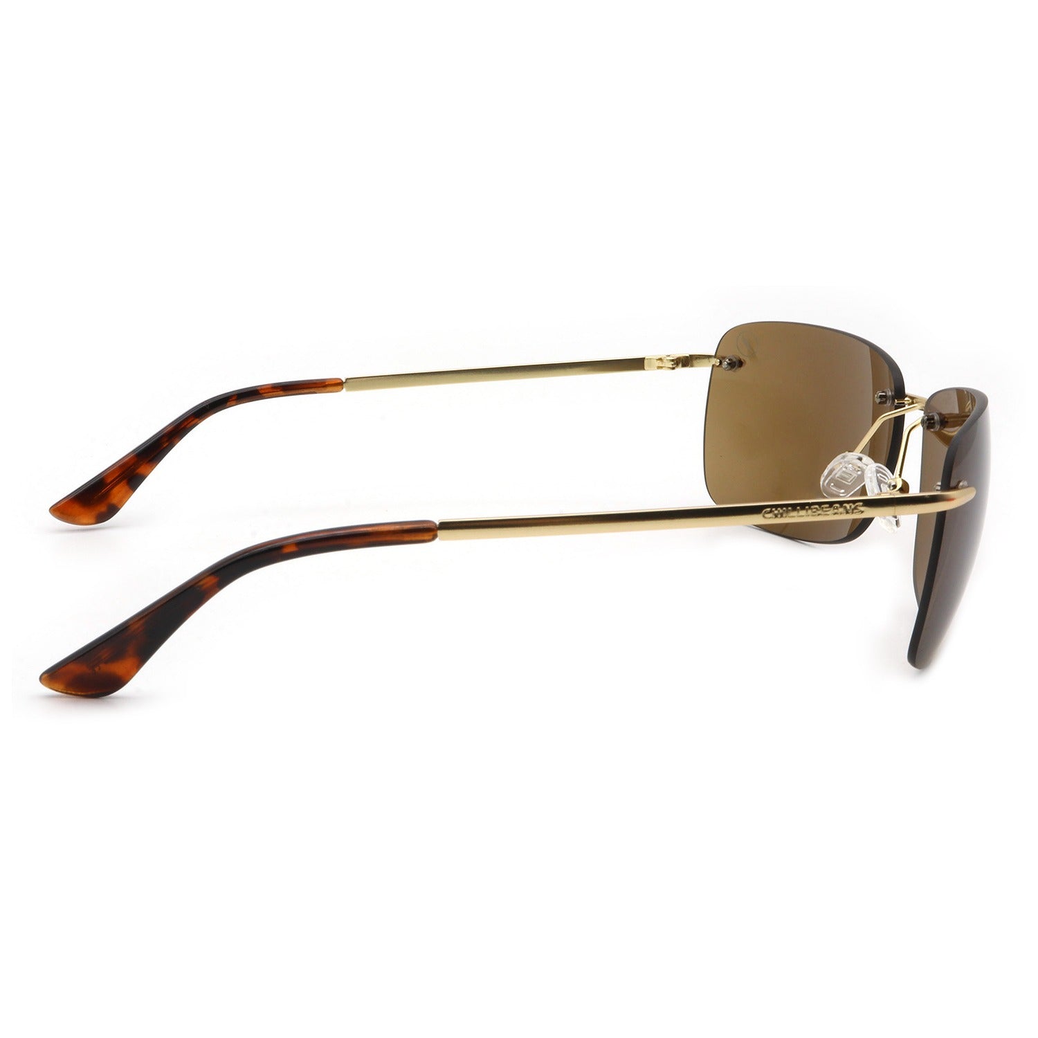 OCULOS CHILLI BEANS FEMININO MARROM ACO INOXIDAVEL OCMT4107