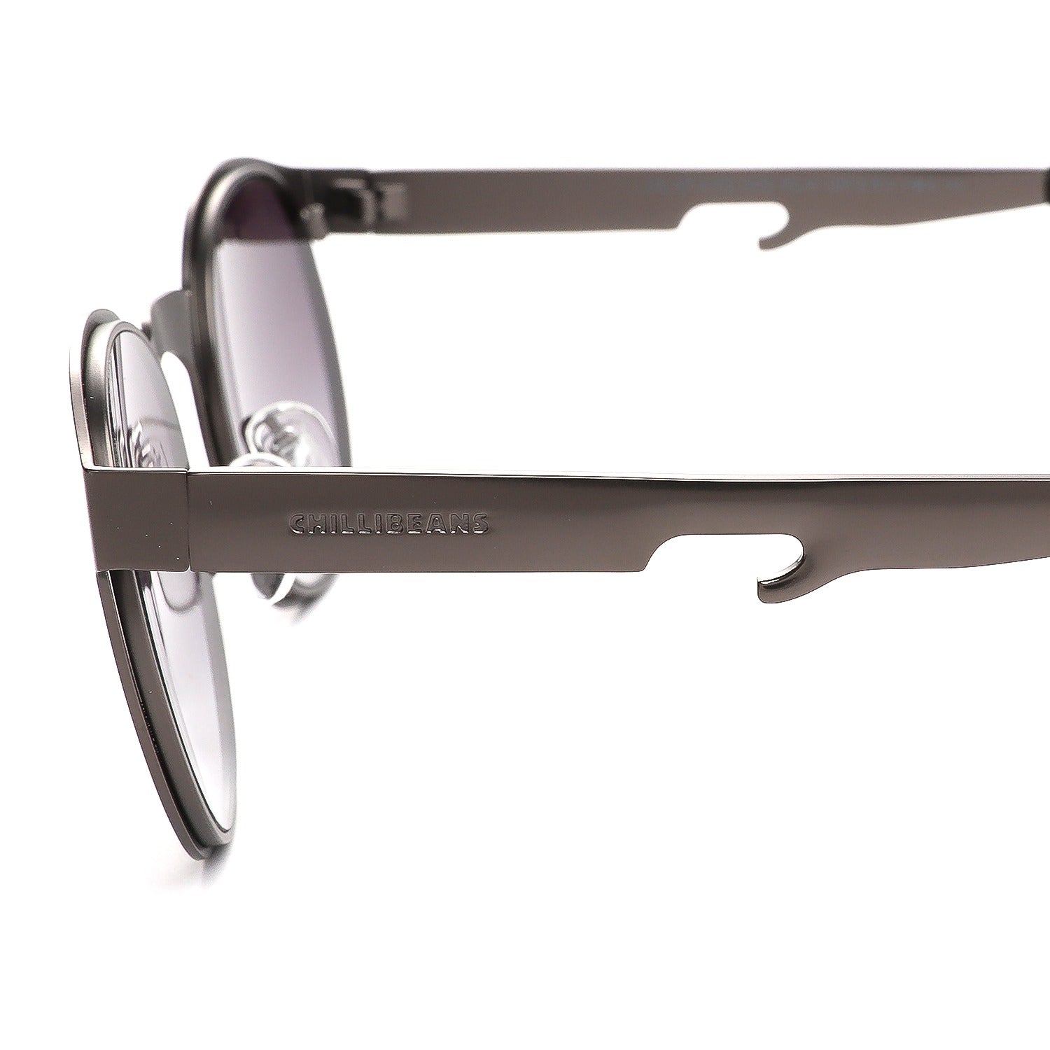 OCULOS CHILLI BEANS MASCULINO MARROM ACO INOXIDAVEL OCMT4169