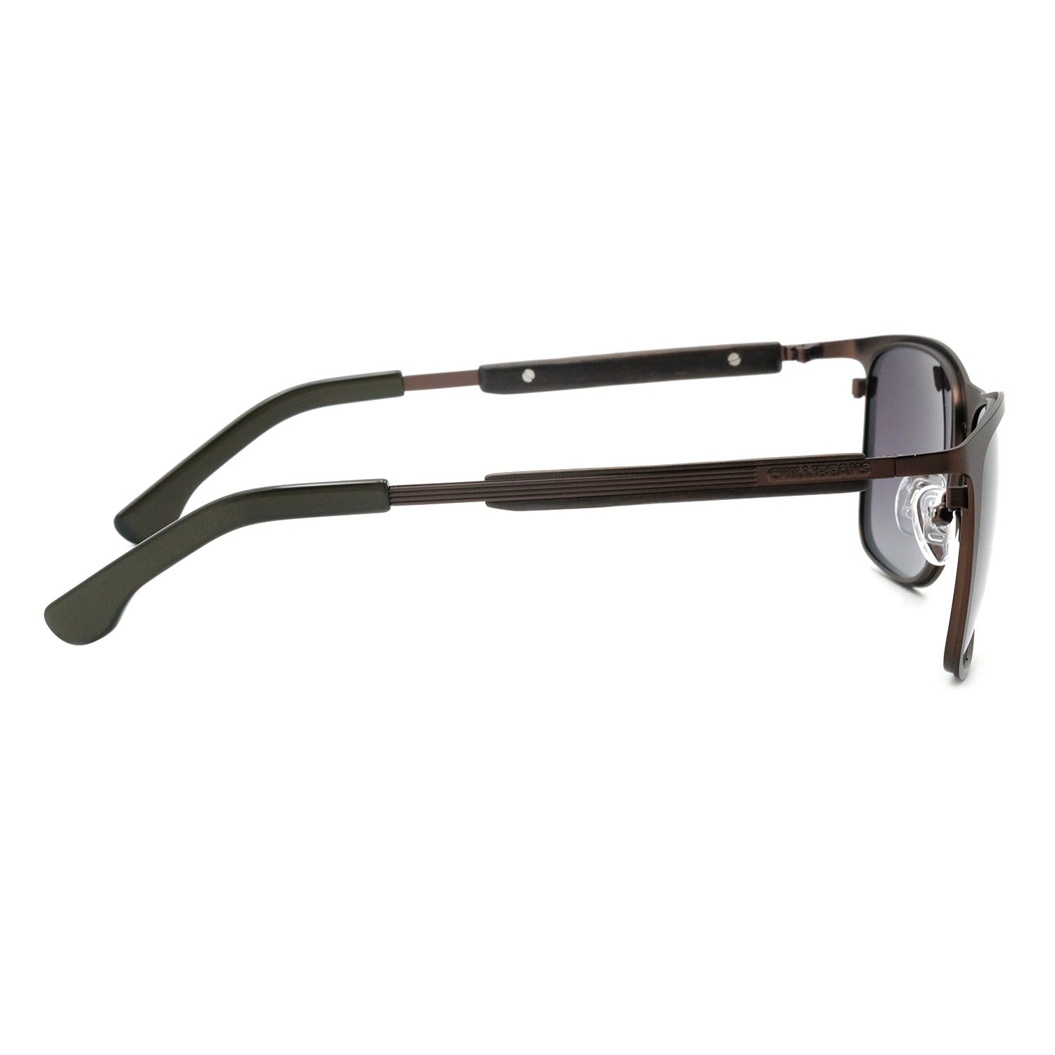 OCULOS BAMBU E MADEIRA MASCULINO PRETO ACO INOXIDAVEL OCMT4222