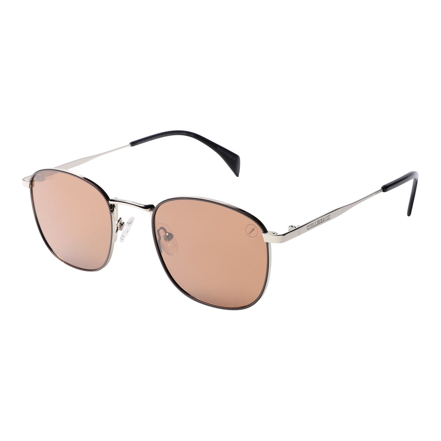 OCULOS POLARIZADO MASCULINO PRETO ACO INOXIDAVEL OCMT4300