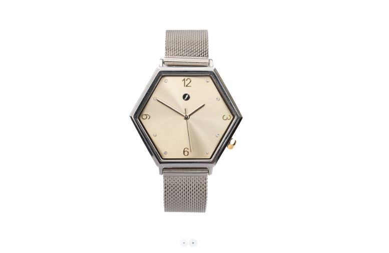 RELÓGIO METAL HEXAGONAL REMT1631