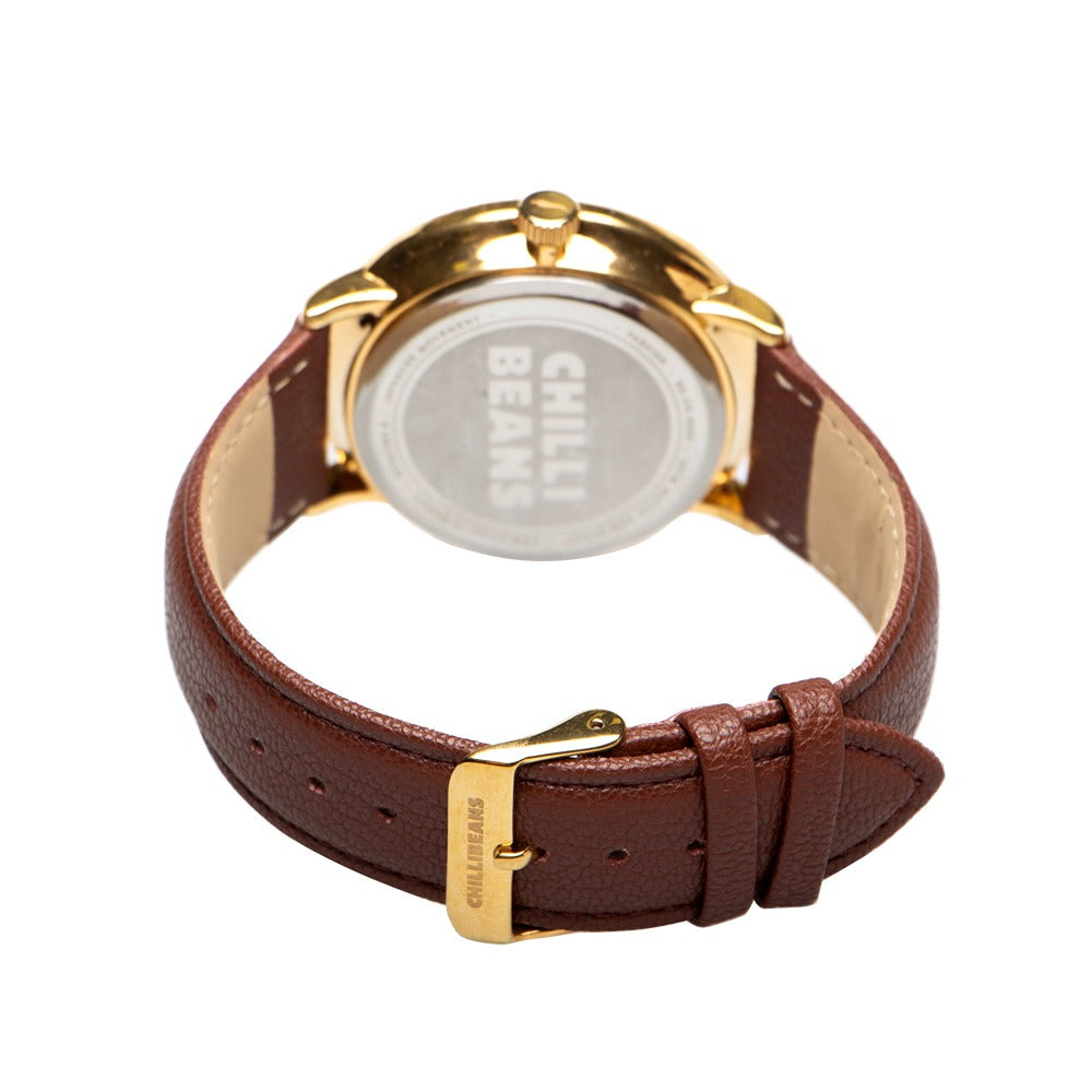 RELOGIOS CHILLI BEANS MASCULINO PRETO BRASS RECR0560
