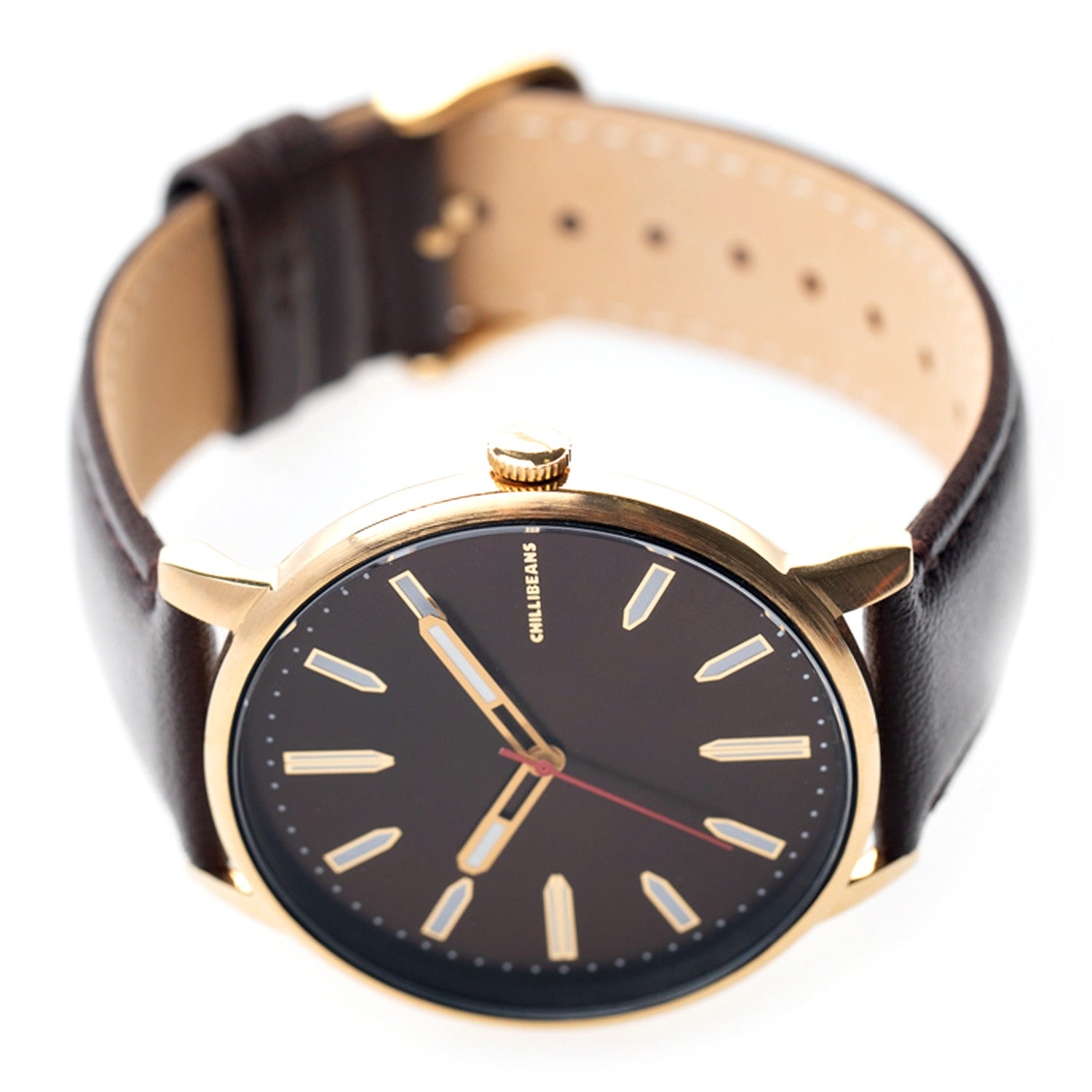 RELOGIOS CHILLI BEANS MASCULINO PRATA BRASS RECR0581
