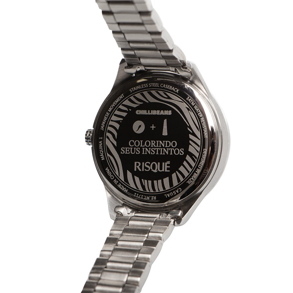 RELOGIOS RISQUE FEMININO ROSE BRASS REMT1711