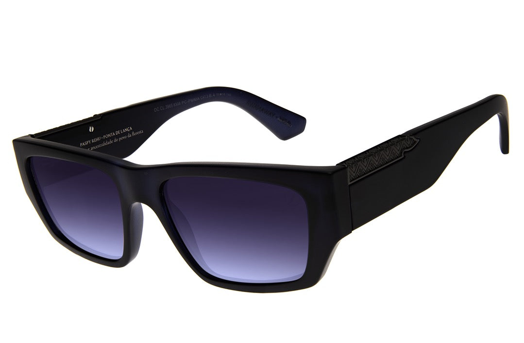 Yawakana Alok Rectangular Blue Gradient Unisex Sunglasses