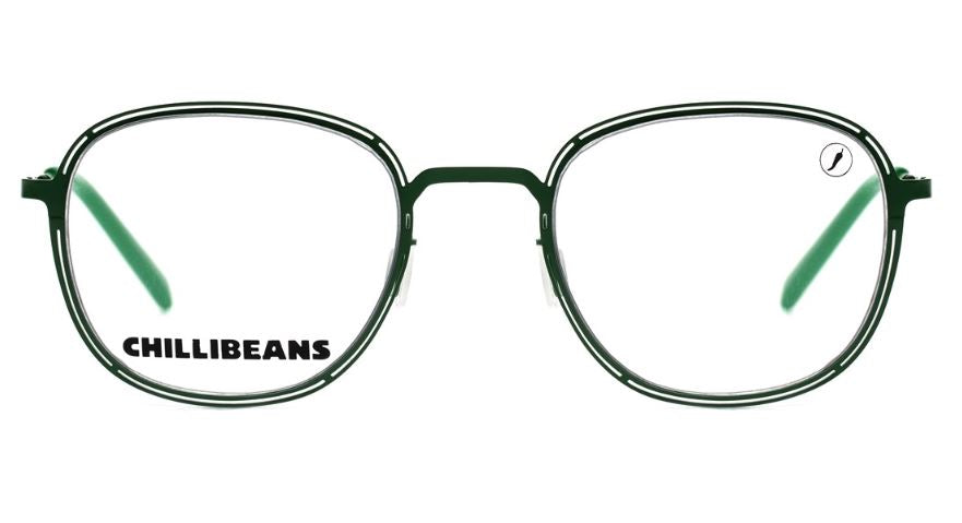 ÓCULOS DE GRAU QUADRADO VERDE - LVMT0661