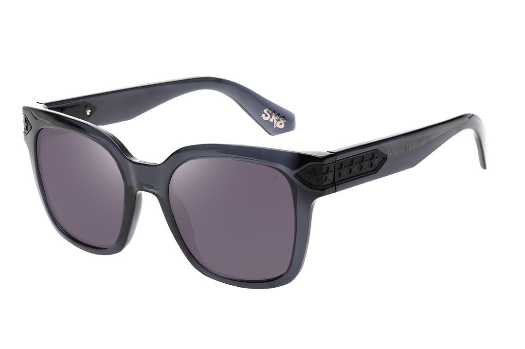 SK8 Women's Sunglasses - Square Black Glitter