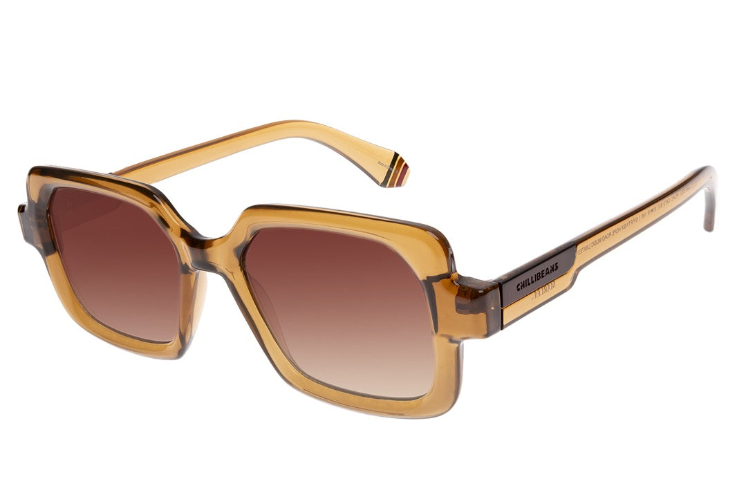 Women's Bob Marley Brown Gradient Sunglasses