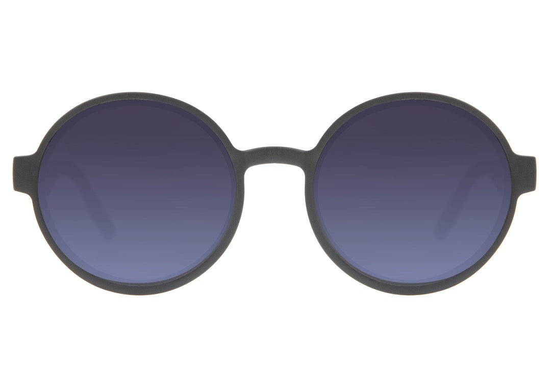 Women's Sunglasses Round Eco Chilli Beans Gradient Blue Black