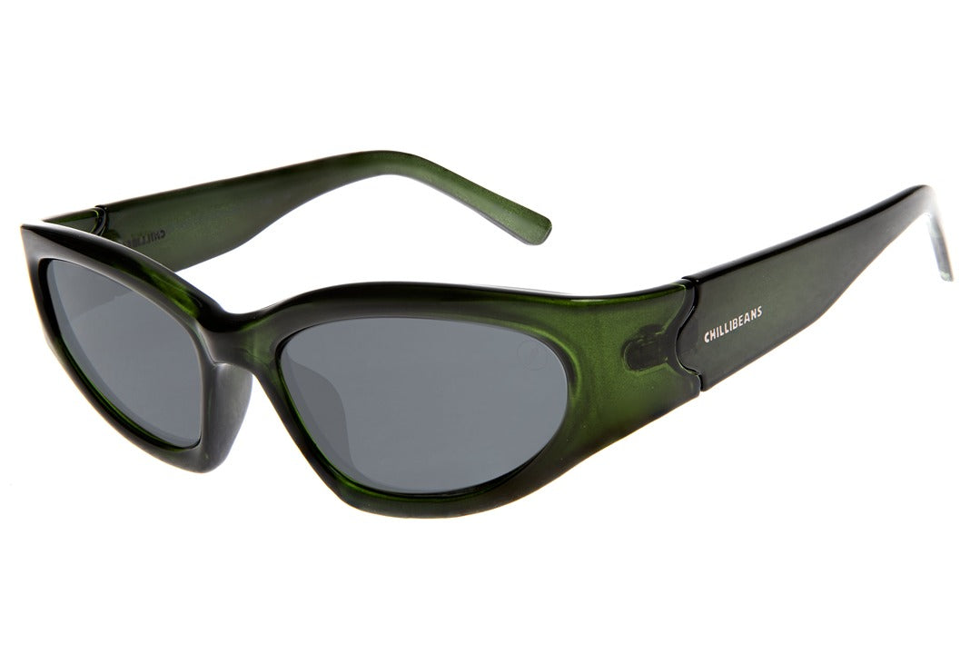 Óculos de Sol Masculino Chilli Beans New Sport Preto Verde