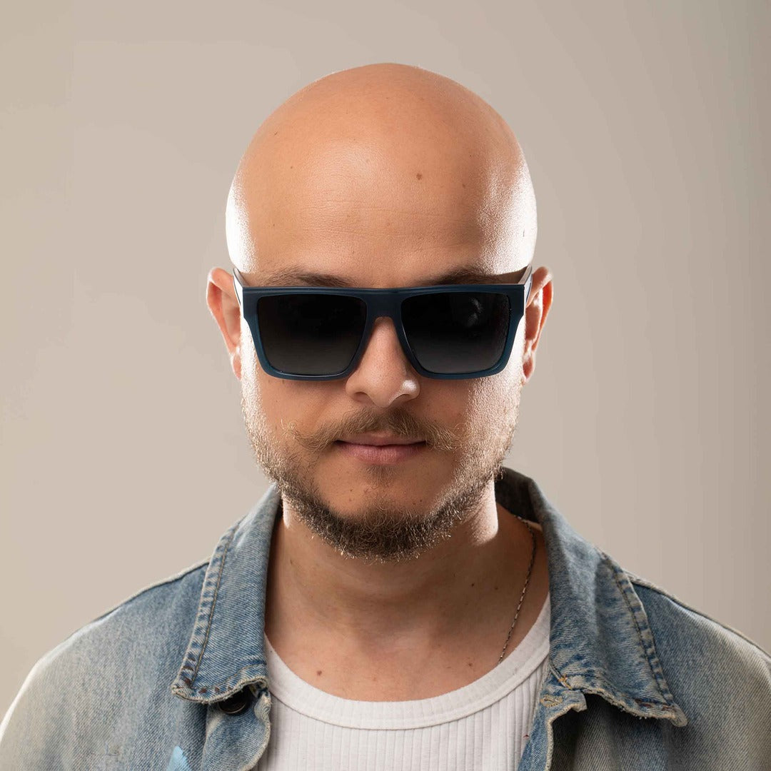 OCULOS MASCULINO CHILLI BEANS DEGRADE MARROM QUADRADO OCCL3642