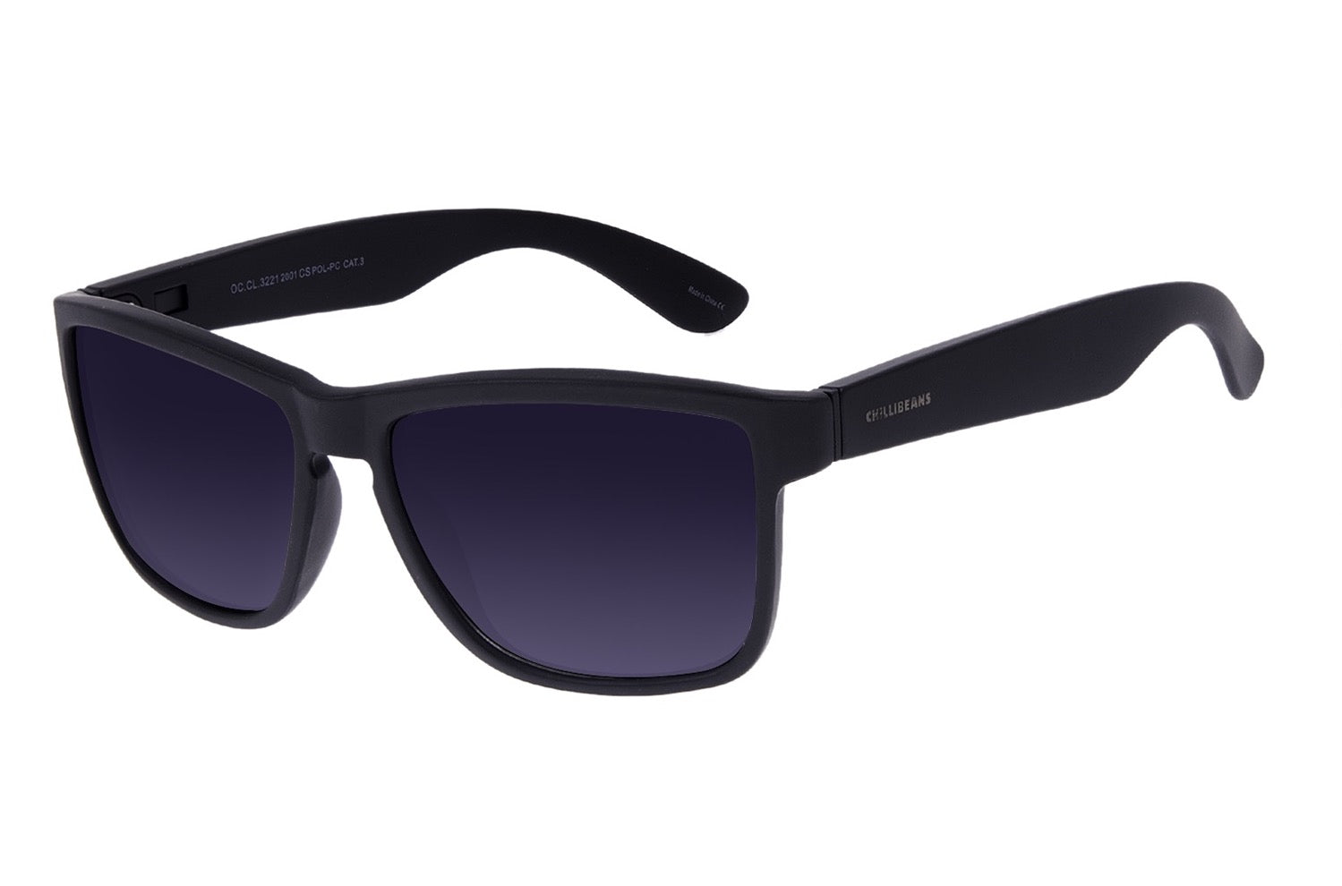 OCULOS CHILLI BEANS MASCULINO PRETO POLICARBONATO OCCL3221
