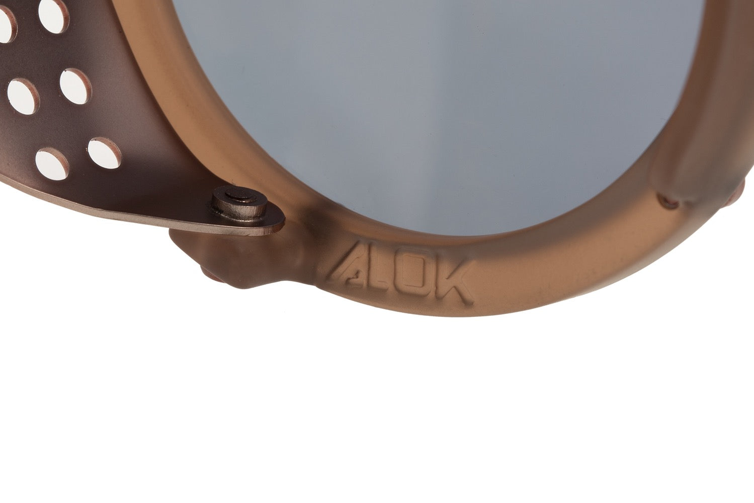 OCULOS MASCULINO ALOK ROSA ESPELHADO REDONDO OCCL3293