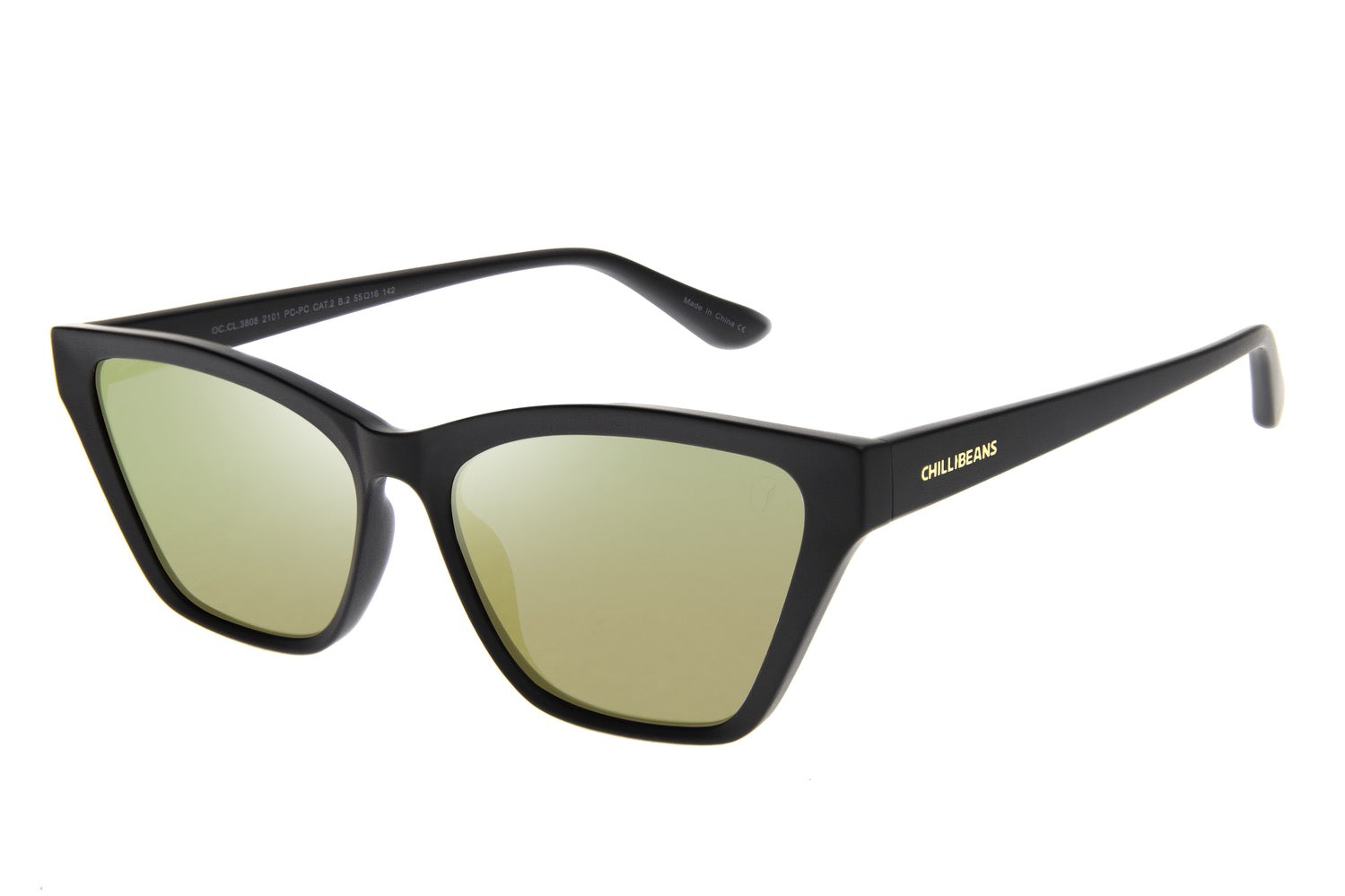 OCULOS CHILLI BEANS FEMININO VERDE POLICARBONATO OCCL3808
