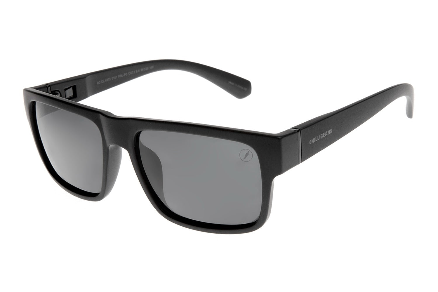 OCULOS CHILLI BEANS MASCULINO PRETO POLICARBONATO OCCL4373