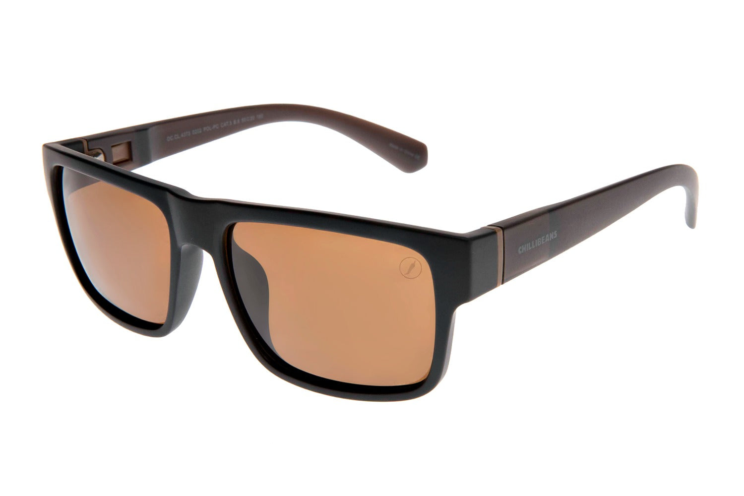 OCULOS CHILLI BEANS MASCULINO PRETO POLICARBONATO OCCL4373