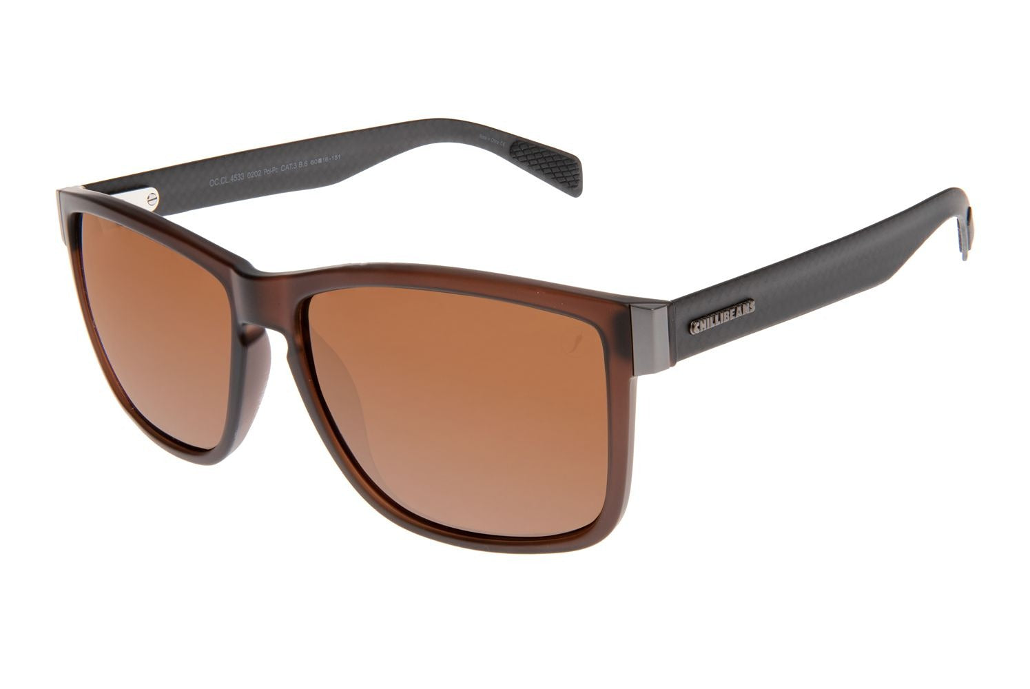 OCULOS CHILLI BEANS MASCULINO CARAMELO POLICARBONATO OCCL4533