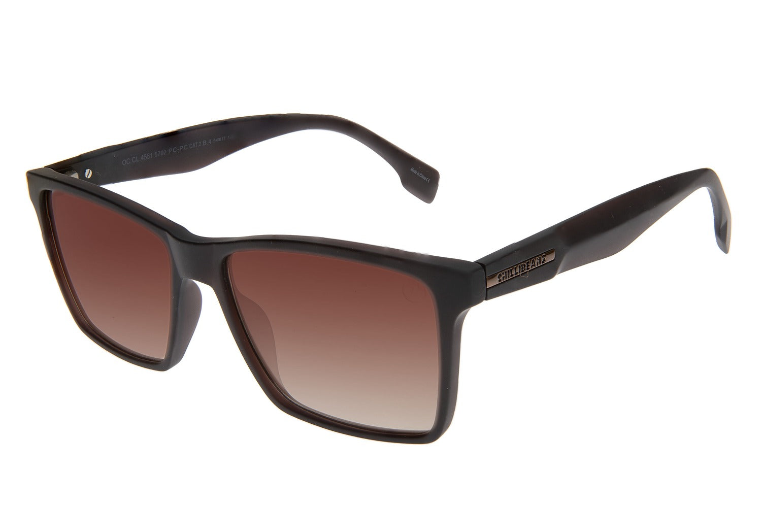 OCULOS CHILLI BEANS MASCULINO PRETO POLICARBONATO OCCL4551