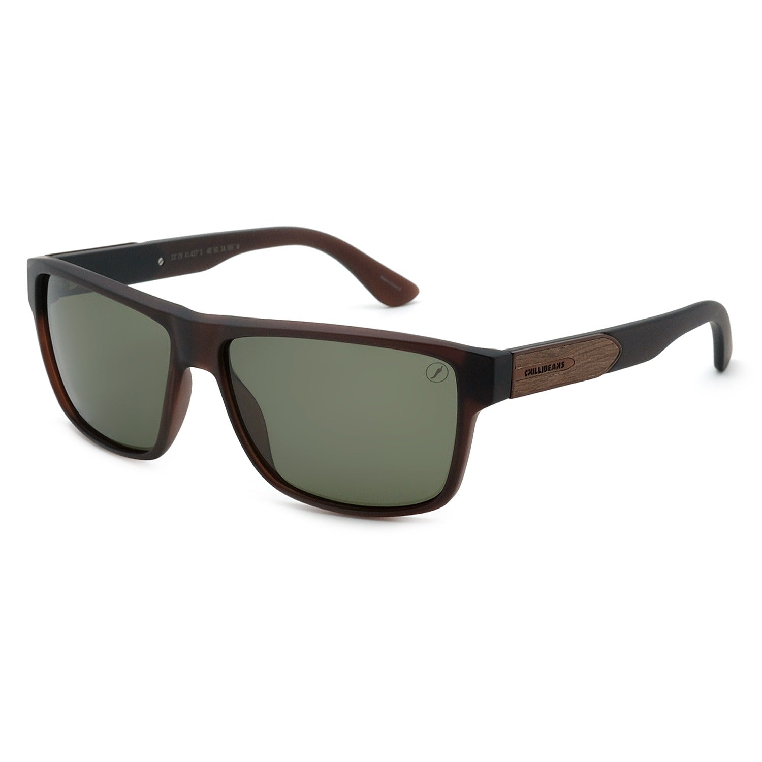 OCULOS BAMBU E MADEIRA MASCULINO PRETO POLICARBONATO OCCL5067