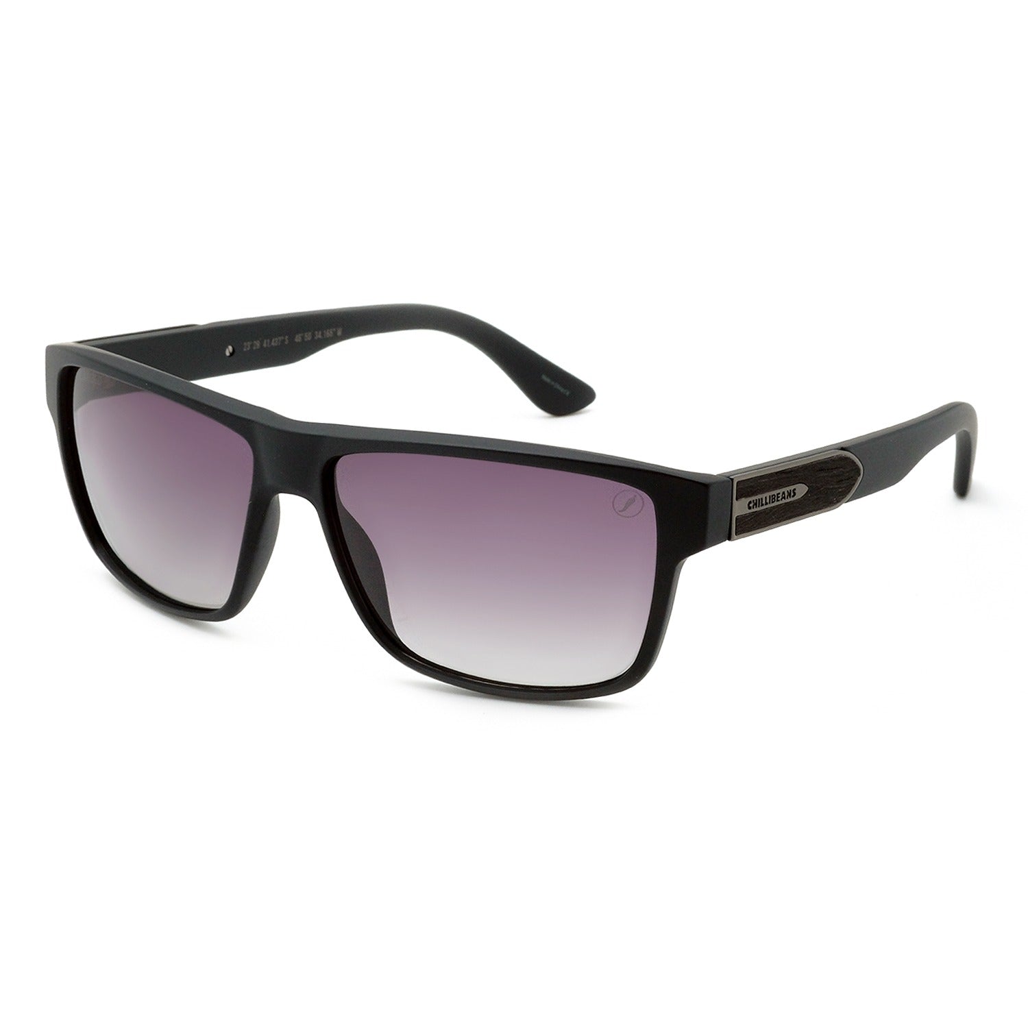 OCULOS BAMBU E MADEIRA MASCULINO PRETO POLICARBONATO OCCL5067