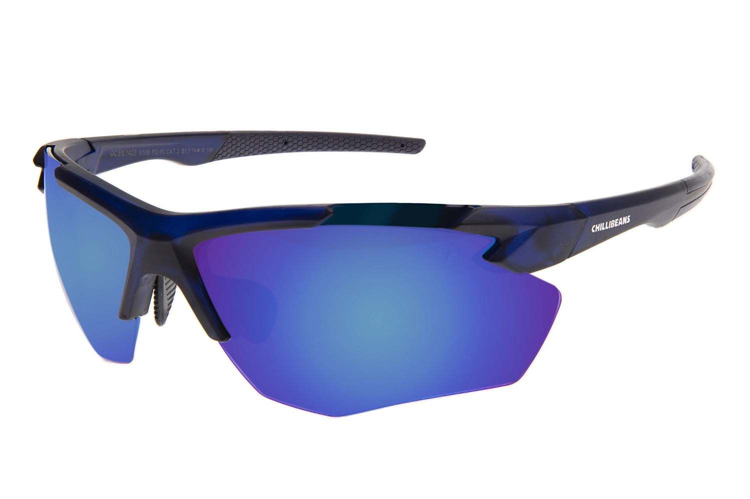 OCULOS MASCULINO OTICA AZUL ESPELHADO PERFORMANCE OCES1423