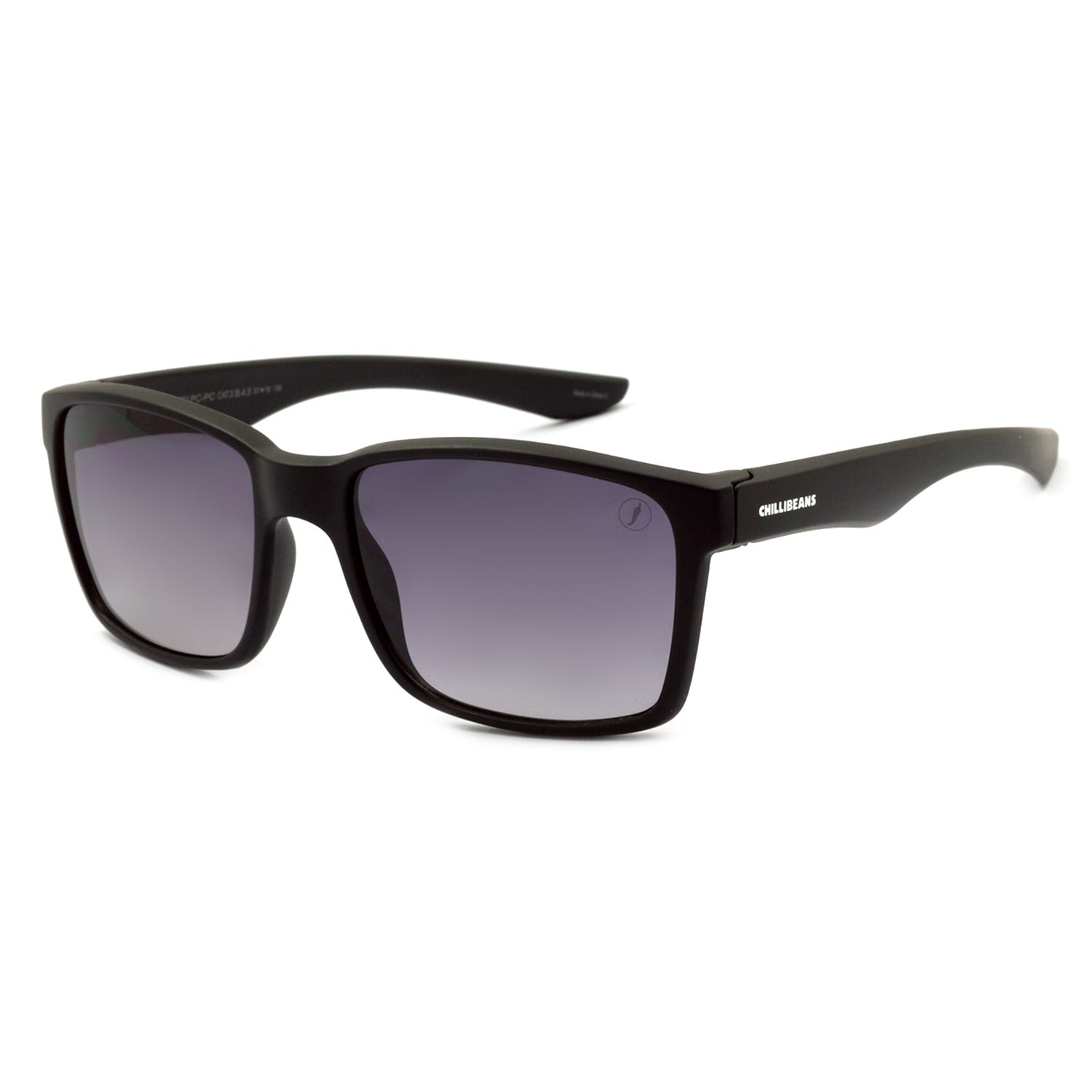 OCULOS CHILLI BEANS MASCULINO PRETO POLICARBONATO OCES1478