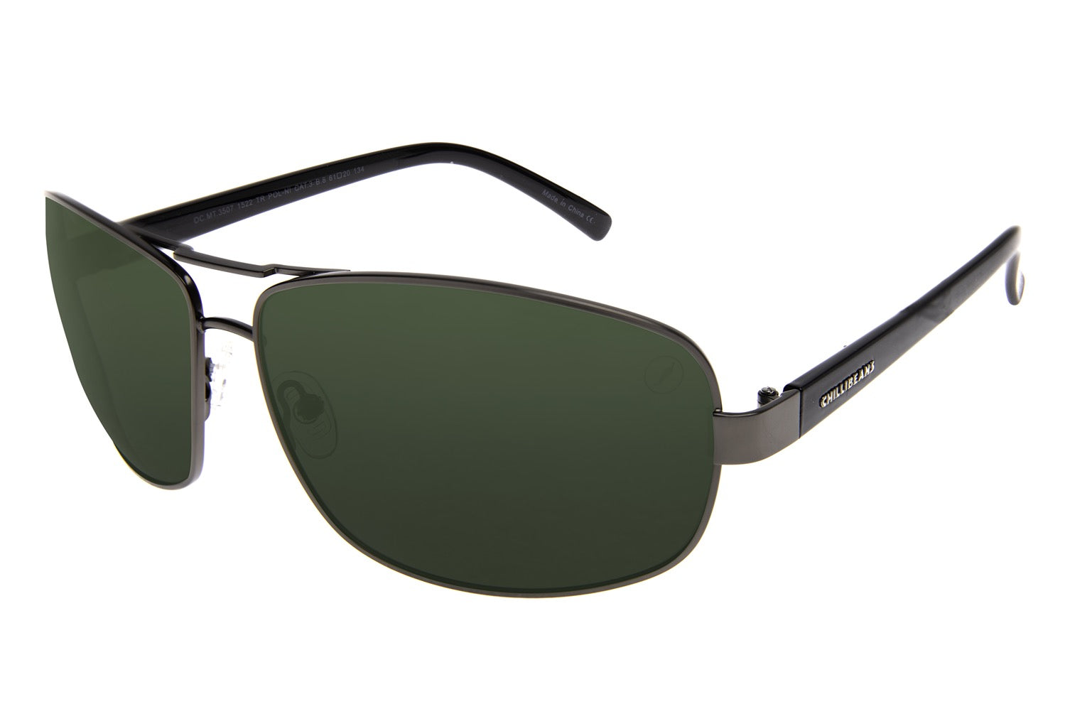 OCULOS MASCULINO CHILLI BEANS VERDE EXECUTIVO OCMT3507