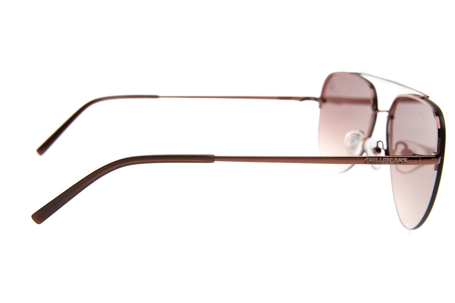 OCULOS UNISSEX CHILLI BEANS DEGRADE MARROM AVIADOR OCMT3682