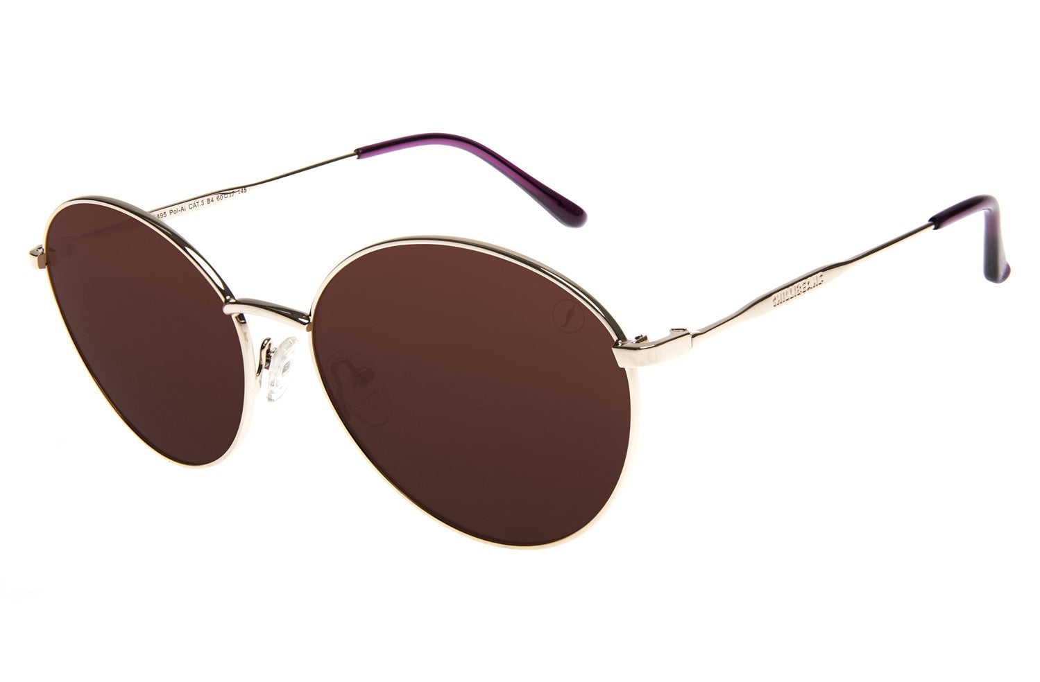 OCULOS CHILLI BEANS FEMININO MARROM ACO INOXIDAVEL OCMT3697