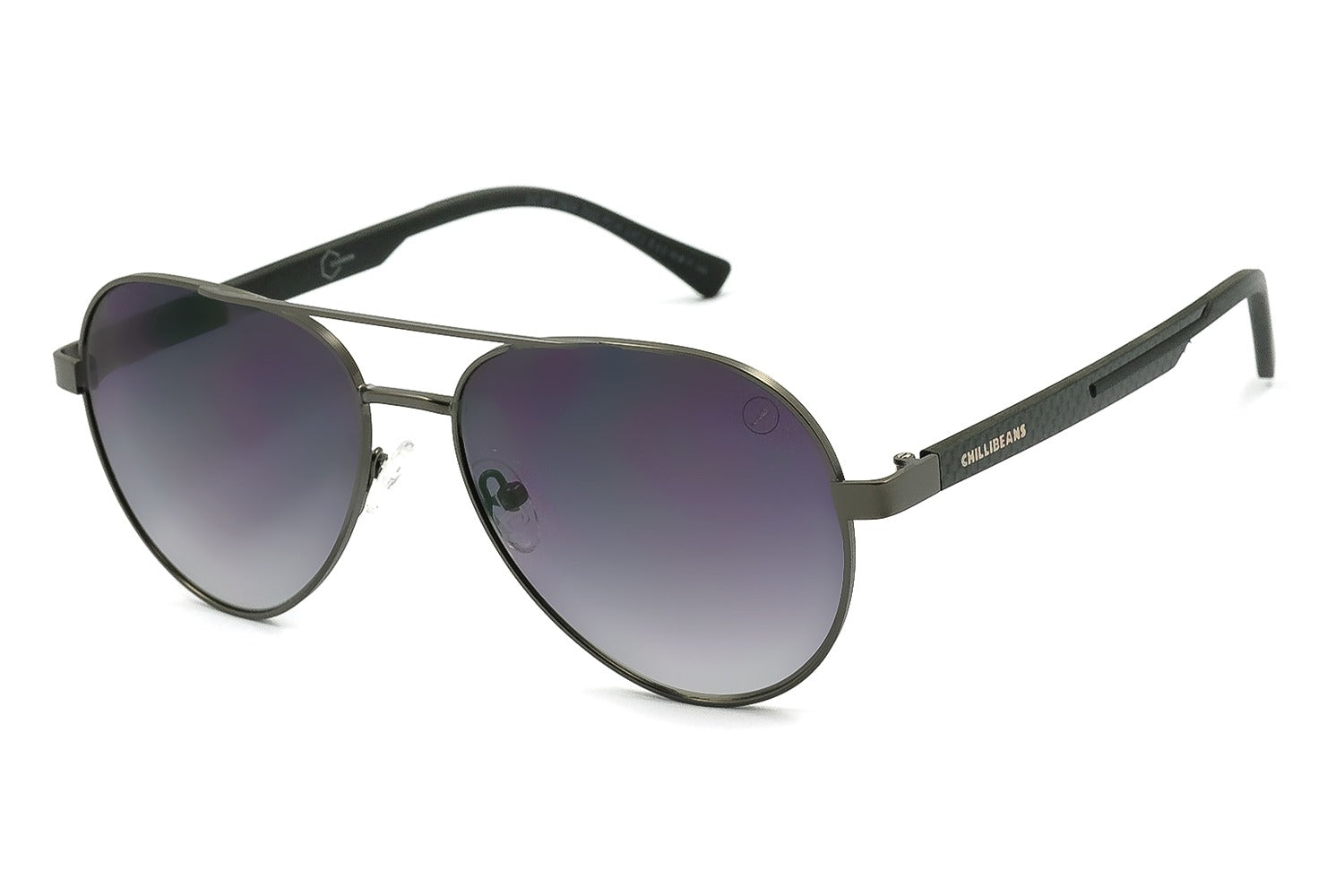 OCULOS CHILLI BEANS MASCULINO MARROM ACO INOXIDAVEL OCMT3934
